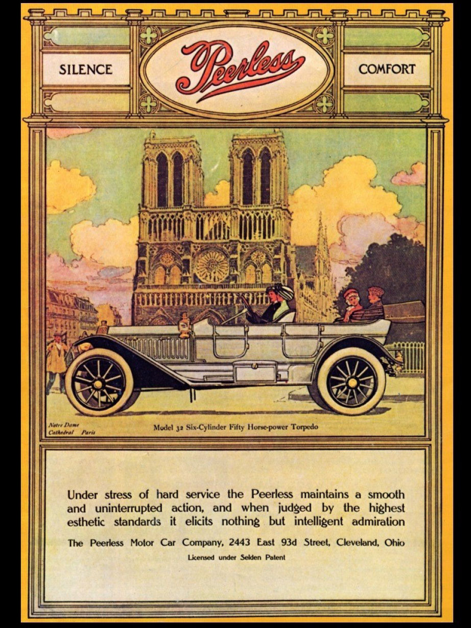 1911 Peerless Auto Advertising